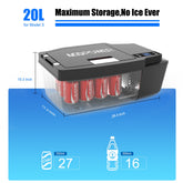 Portable freezer specially designed for Tesla Model 3