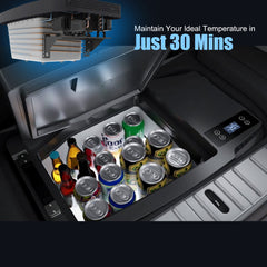 Portable freezer specially designed for Tesla Model 3