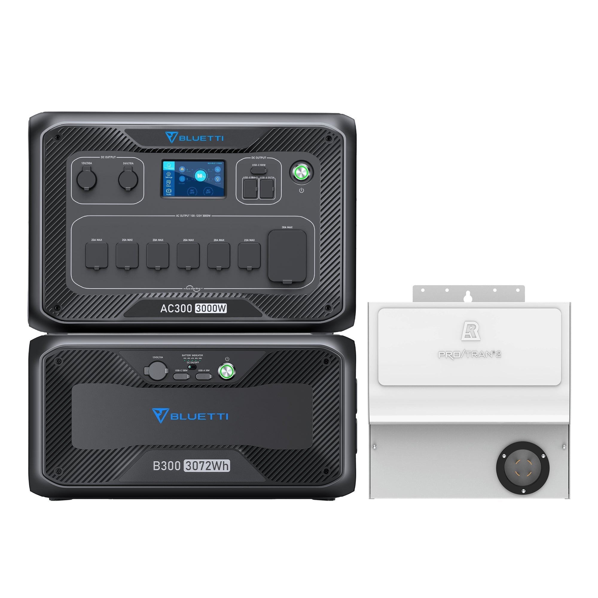 BLUETTI AC300+B300+Home integration Kit (120V)