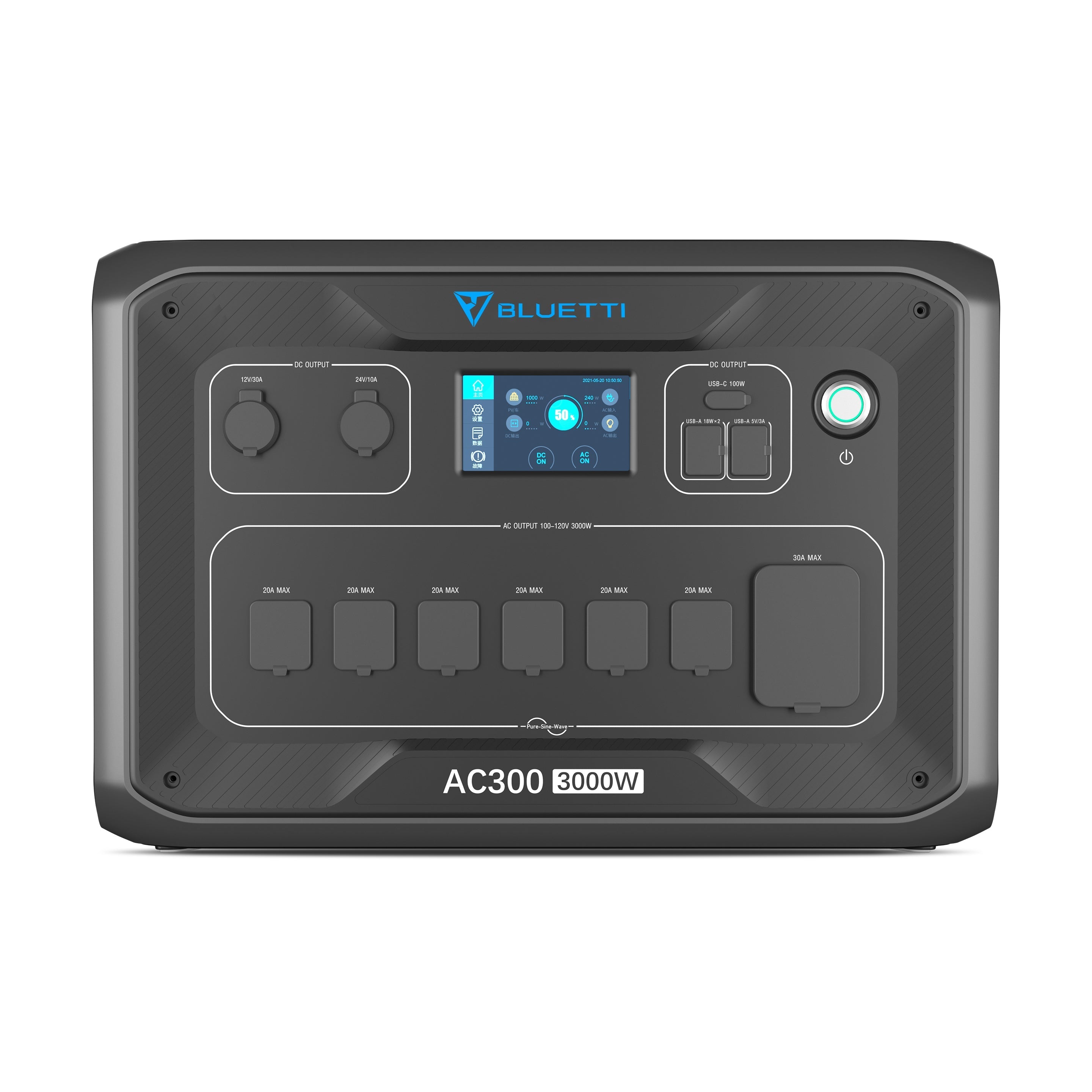 BLUETTI AC300+B300+Home integration Kit (120V)