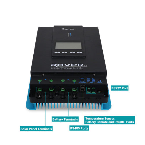 Rover 100 Amp MPPT Solar Charge Controller