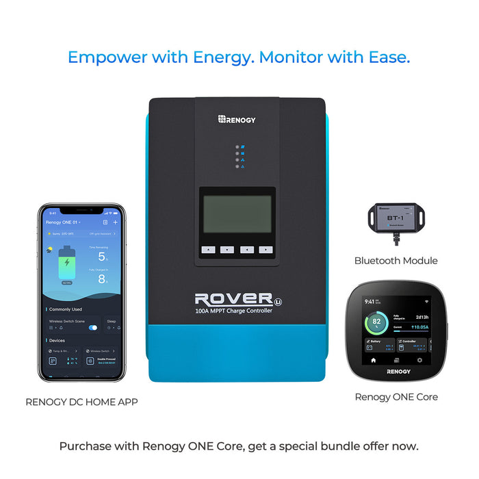 Rover 100 Amp MPPT Solar Charge Controller