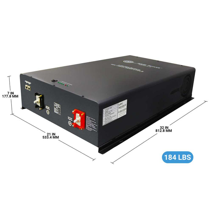 off Grid/ Back Up 8,000 Watt Pure Sine Inverter Charger 120V/240V & 48V Lithium Battery Kit