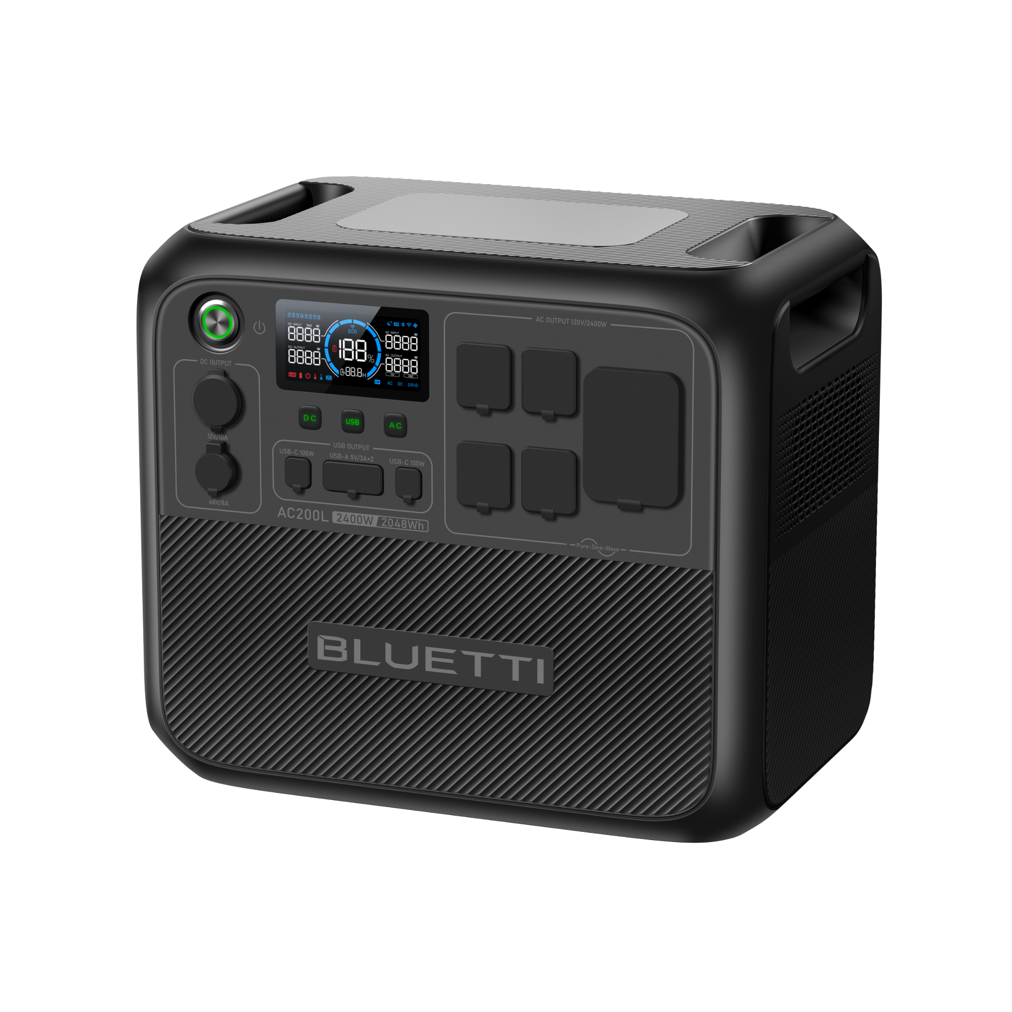 BLUETTI AC200L Portable Power Station | 2,400W 2,048Wh