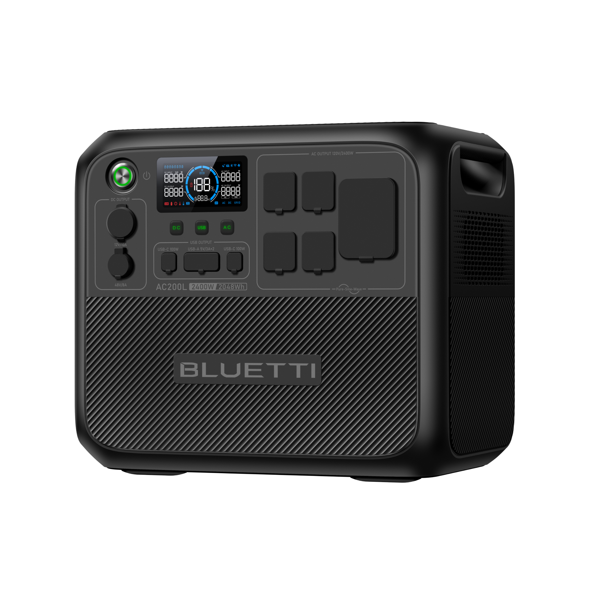 BLUETTI AC200L Portable Power Station | 2,400W 2,048Wh