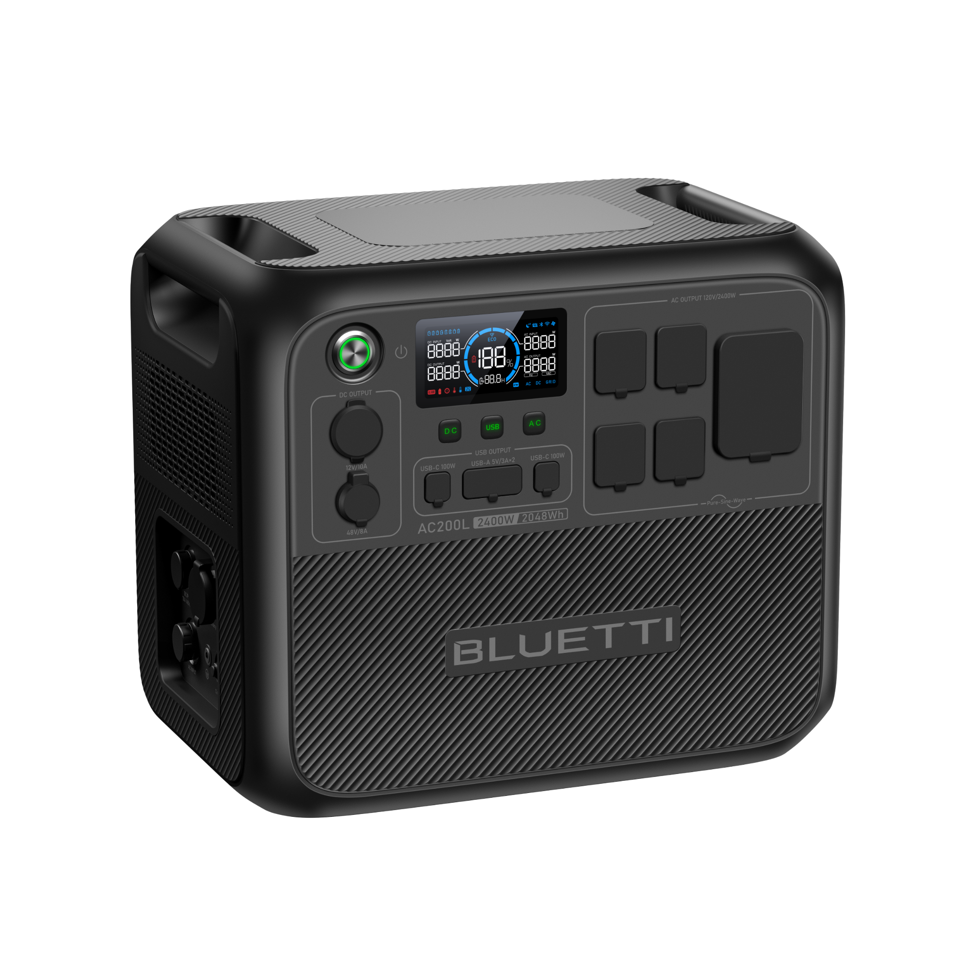 BLUETTI AC200L Portable Power Station | 2,400W 2,048Wh