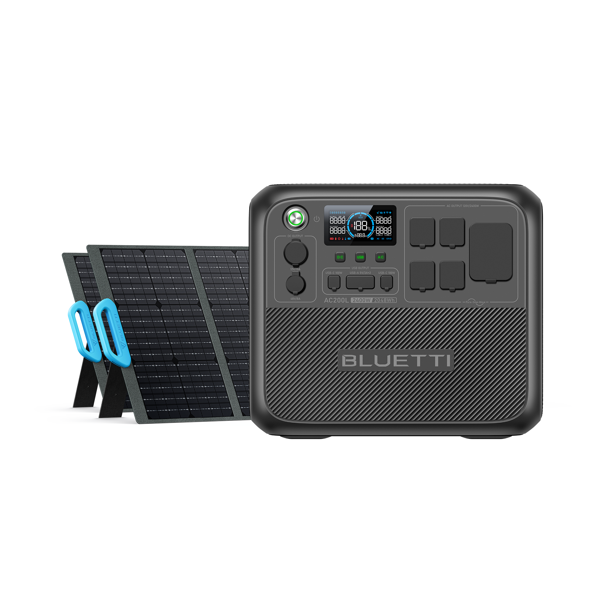 BLUETTI AC200L Portable Power Station | 2,400W 2,048Wh