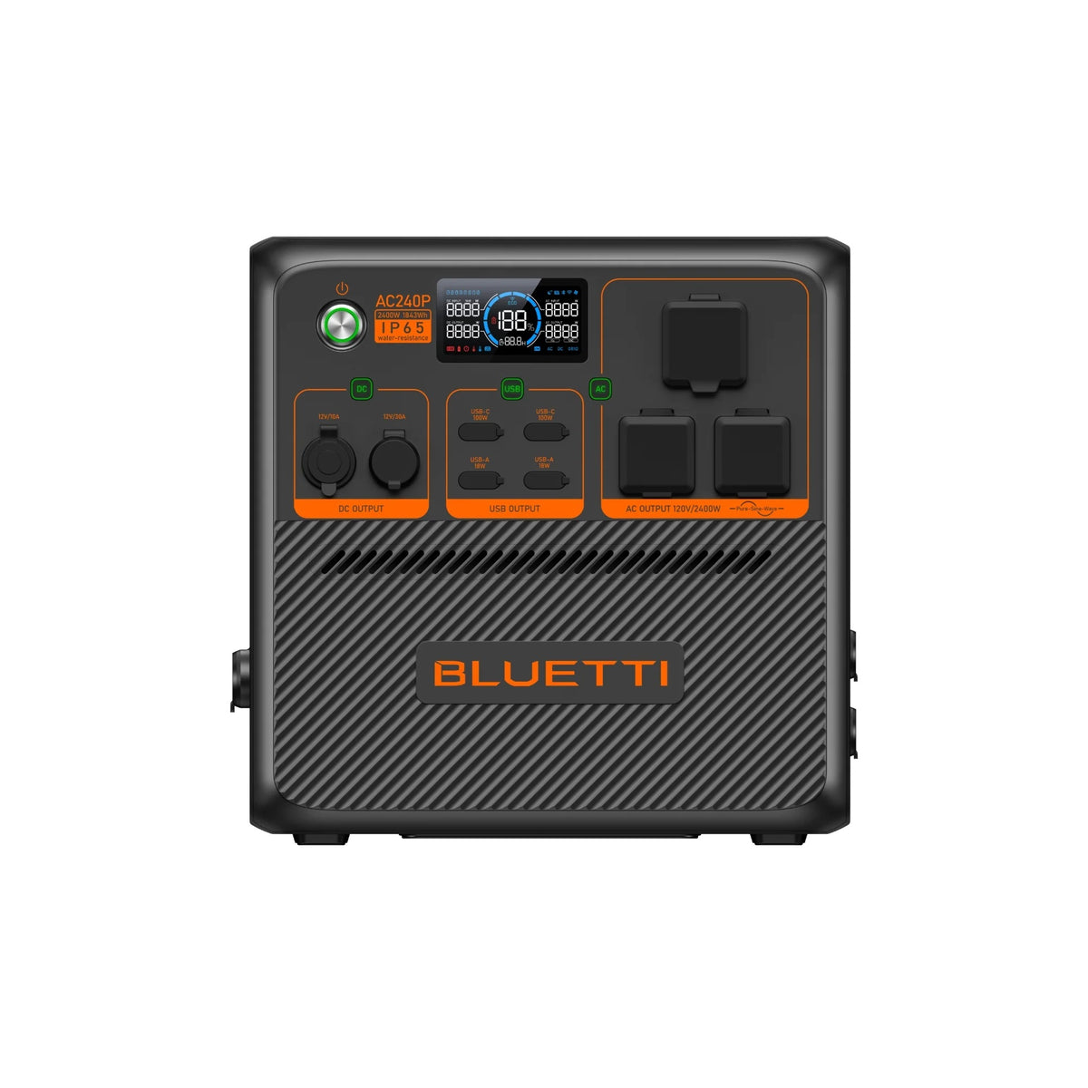 BLUETTI AC240P Portable Power Station | 2,400W 1,843Wh