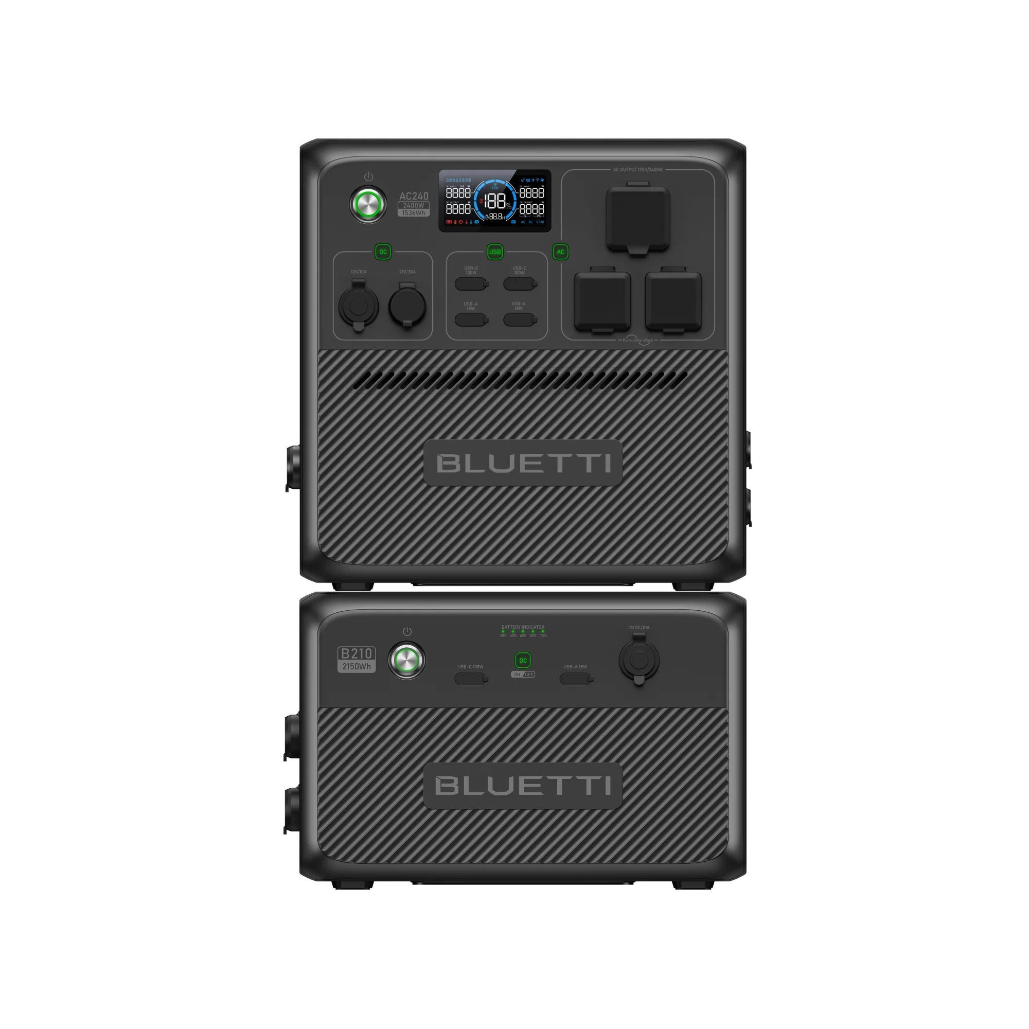 BLUETTI AC240 Portable Power Station | 2,400W,1,536Wh