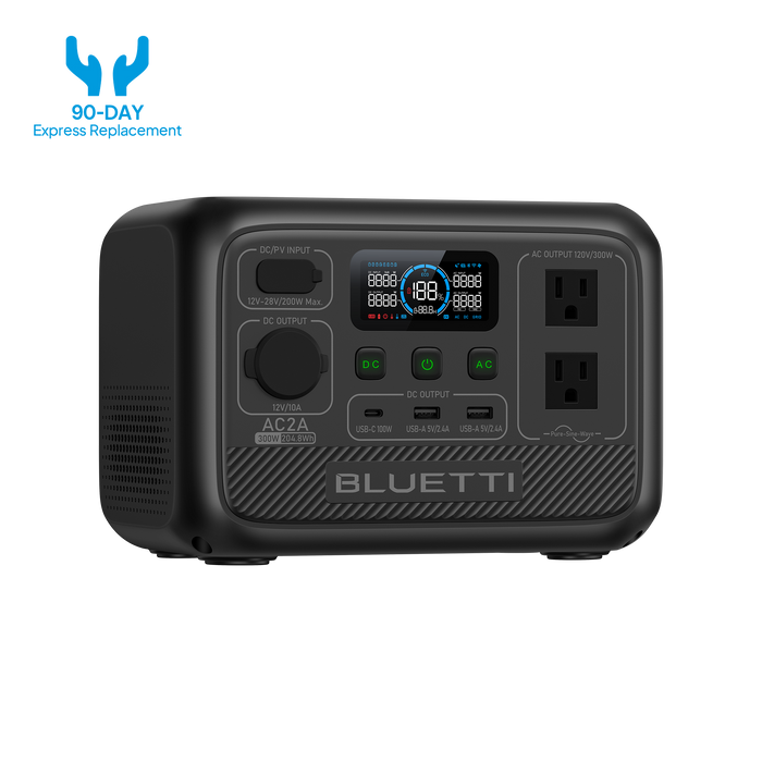 BLUETTI AC2A Portable Power Station | 300W 204Wh