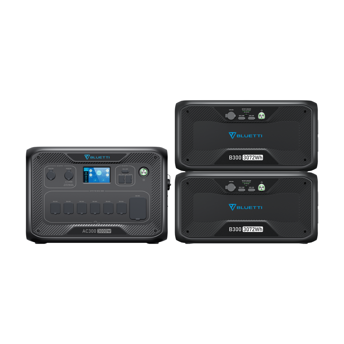 BLUETTI AC300 + 2*B300 | Home Battery Backup