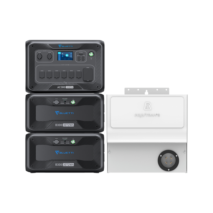 BLUETTI AC300 + 2*B300 | Home Battery Backup