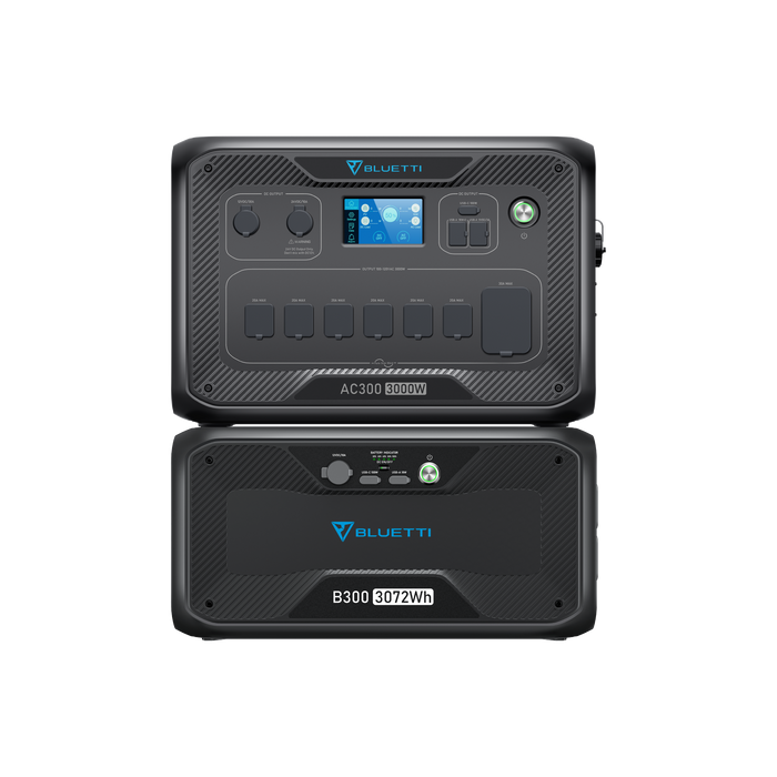 BLUETTI AC300+B300+2*PV350 | Home Battery Backup