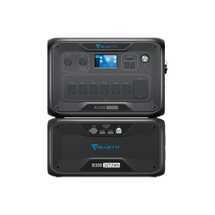 BLUETTI AC300+B300+2*PV350 | Home Battery Backup