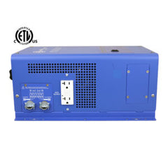 4000 Watt Pure Sine Inverter Charger  - Charges at 240 VAC	12 VDC 120/240 VAC 50/60Hz