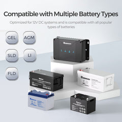 DCC30S 12V 30A Dual Input DC-DC On-Board Battery Charger with MPPT