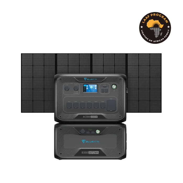 BLUETTI AC300+B300+PV350 | Home Battery Backup