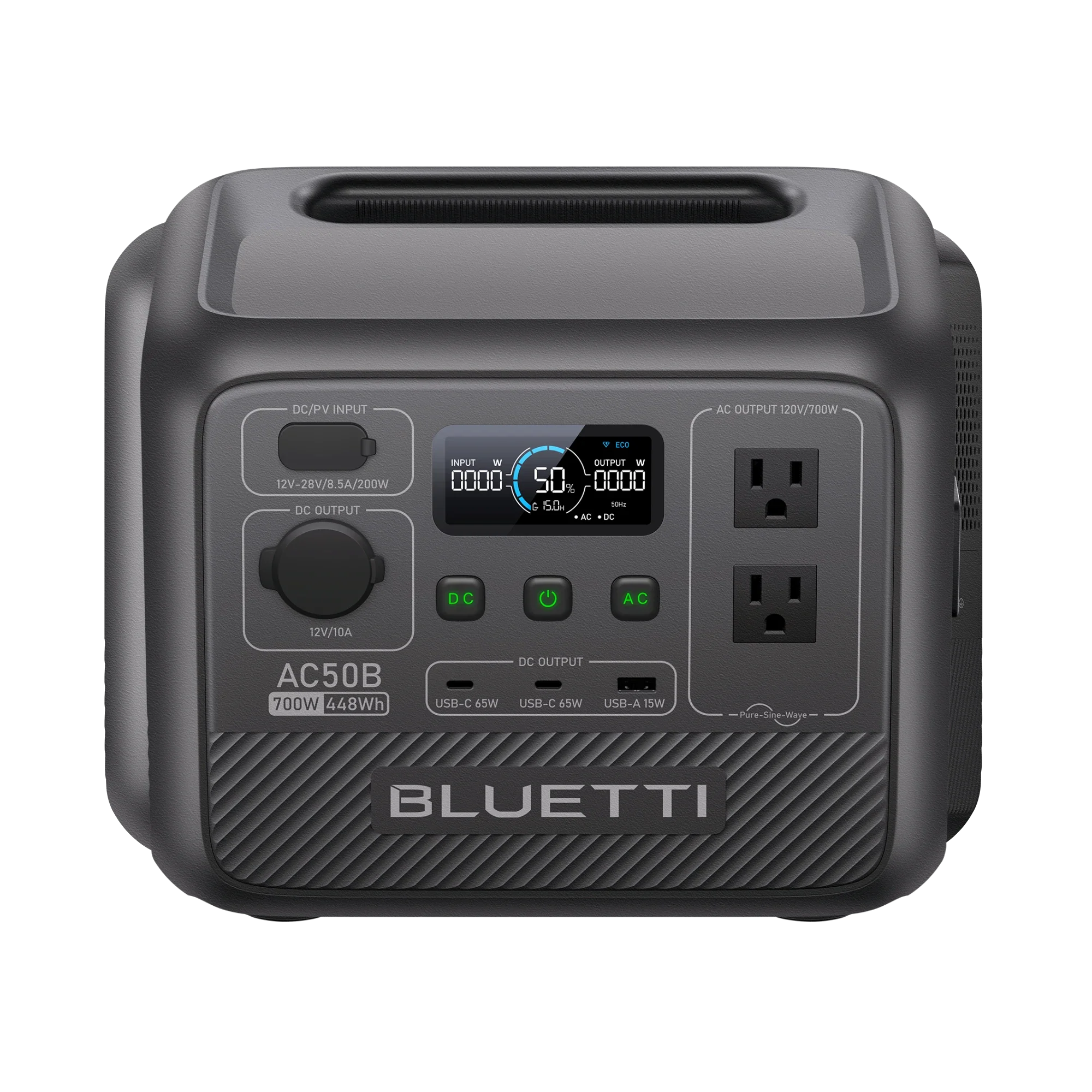 BLUETTI AC50B Portable Power Station | 700W 448Wh