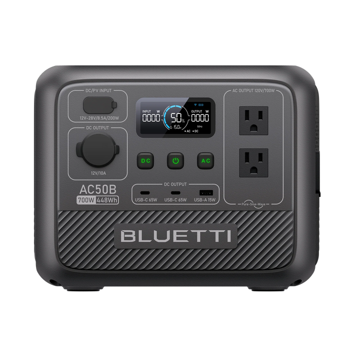 BLUETTI AC50B Portable Power Station | 700W 448Wh