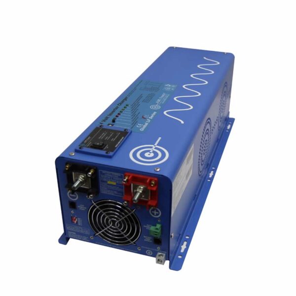 4000 Watt Pure Sine Inverter Charger  - Charges at 240 VAC	12 VDC 120/240 VAC 50/60Hz