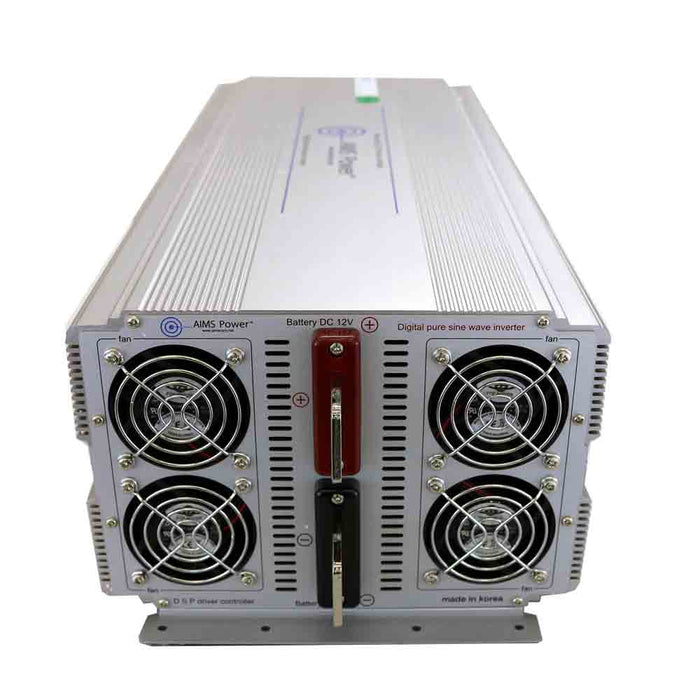 5000 Watt Pure Sine Power Inverter - Industrial Grade   12 VDC 120 VAC 50/60Hz