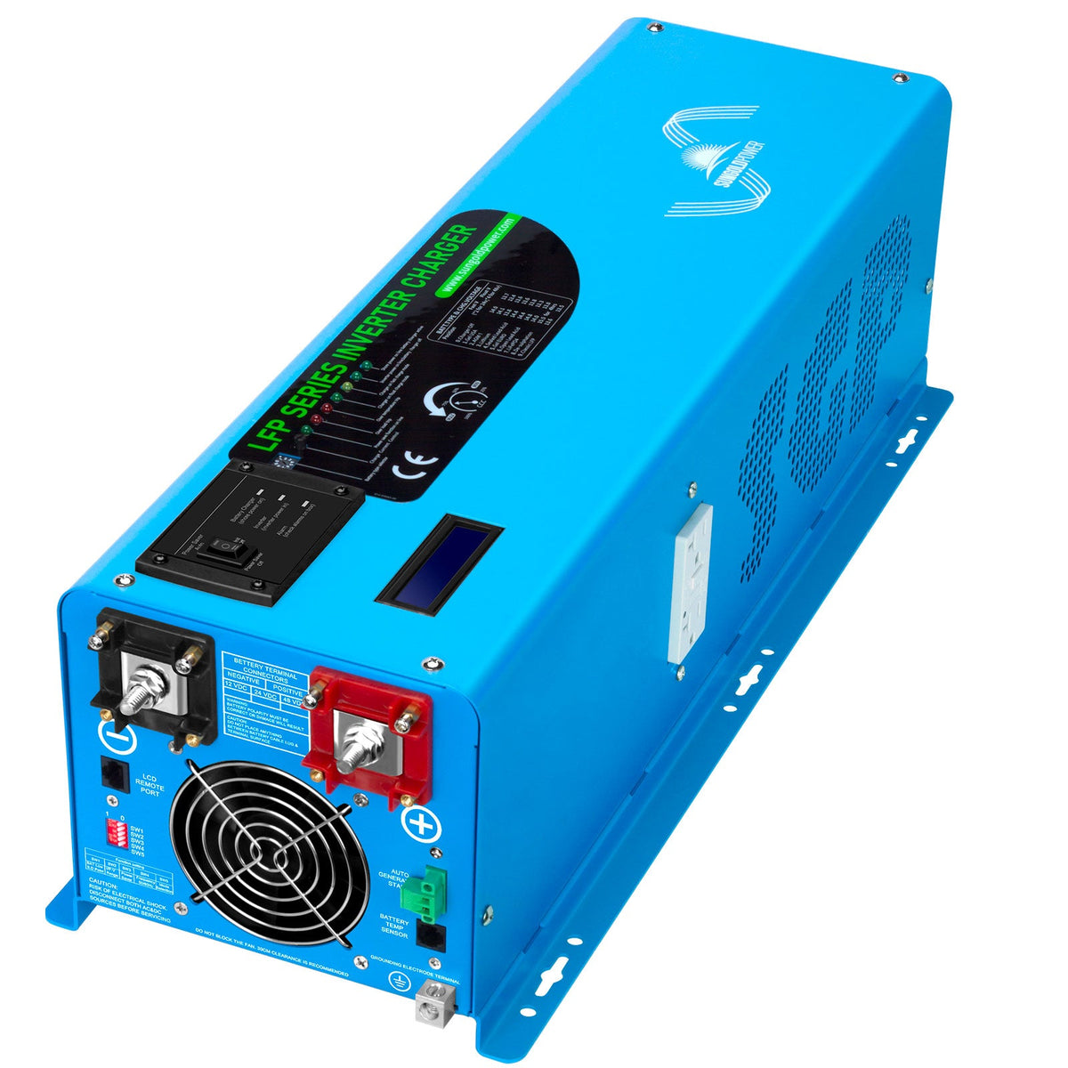 6000W DC 24V Split Phase Pure Sine Wave Inverter With Charger