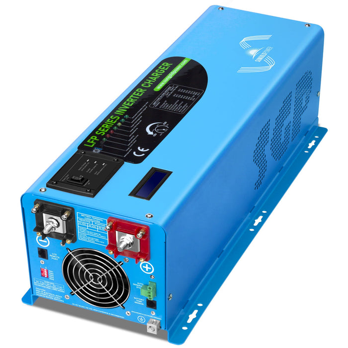 4000W DC 24V Split Phase Pure Sine Wave Inverter With Charger
