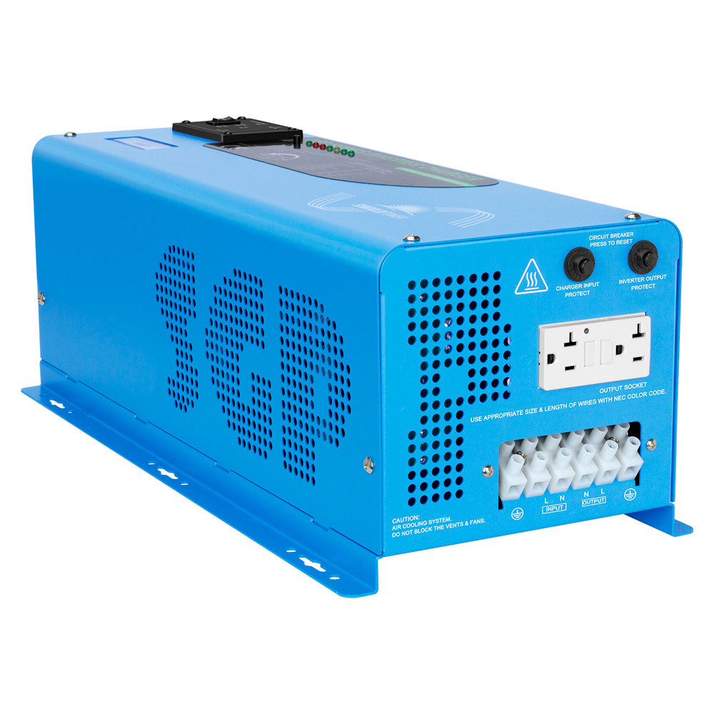 Low Freqency Inverter         4000W-DC24V                      (single phase)                             AC input 120V                                  AC output 120V