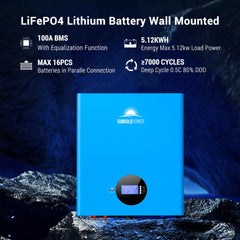 5.12KWH Powerwall LiFePO4 Lithium Battery SG48100M