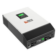 RICH SOLAR Hybrid Off-Grid Inverter | 2400W 24V 120A Output + 2.4kW Solar Input | 80A MPPT Charge Controller (Grid Feedback Optional)