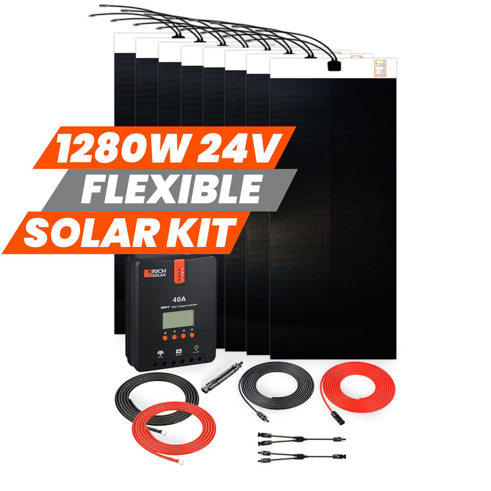 1280 Watt Flexible Solar Kit
