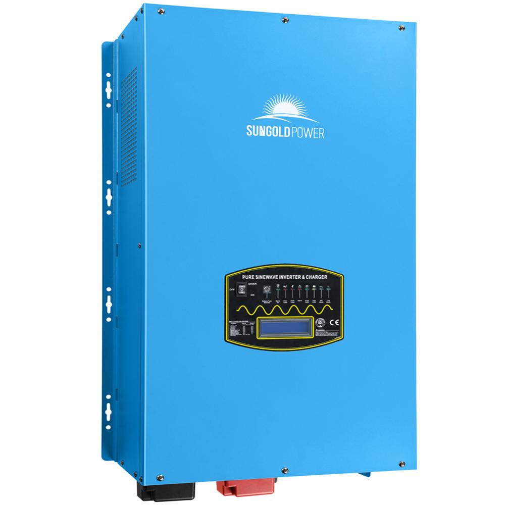 10000W 24V Split Phase Pure Sine Wave Solar Inverter Charger