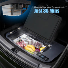 Portable freezer specially designed for Tesla Model Y