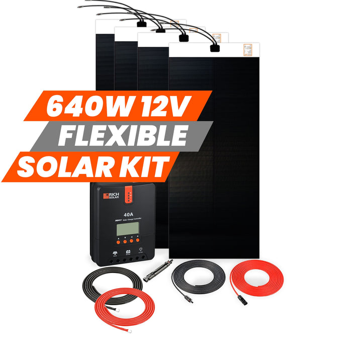 640 Watt Flexible Solar Kit