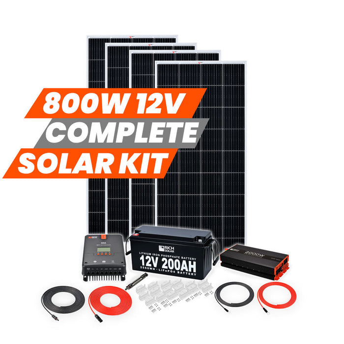 800 Watt Complete Solar Kit