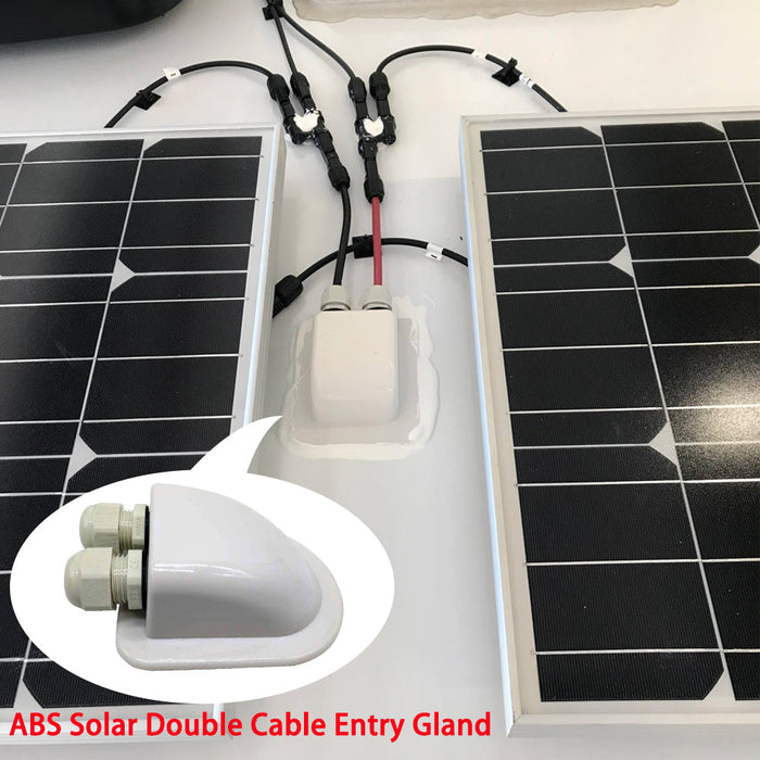 ACOPOWER 600W Mono Solar RV Kits,  50A MPPT Charge Controller (6x100W 50A)