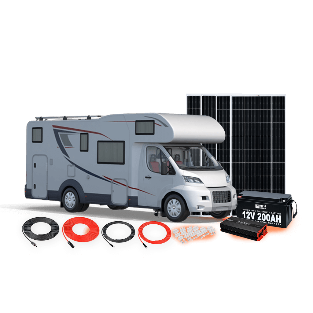 600W RV 12V Kit Test - RICH SOLAR