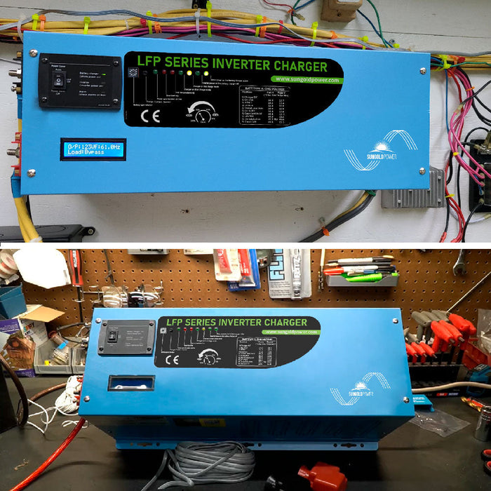 4000W DC 12V Split Phase Pure Sine Wave Inverter With Charger